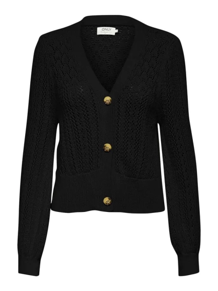 Кардиган ONLNOLA 3/4 CARDIGAN KNT 15233174-Black ONLY L Черный 15233174-Black фото 4 — интернет-магазин Tapok