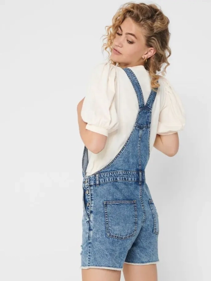 Комбінезон ONLAYLA LIFE SL AUTHENTIC DNM PLAYSUIT 15200825 Medium Blue Denim ONLY L Блакитний 15200825MediumBlueDen фото 3 — інтернет-магазин Tapok