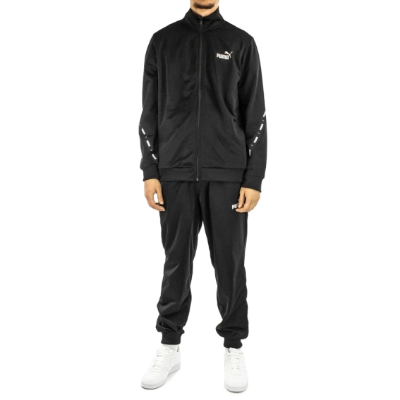 Костюм спортивный Poly Tape Suit 68189501 Puma S Черный 68189501 фото 3 — интернет-магазин Tapok