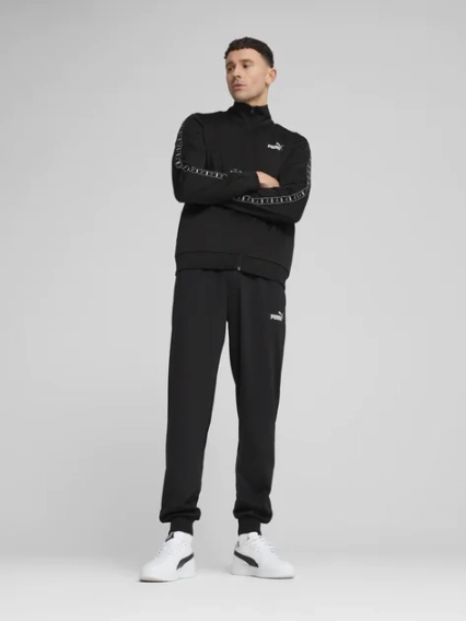 Костюм спортивный Poly Tape Suit 68485301 Puma L Черный 68485301 фото 3 — интернет-магазин Tapok