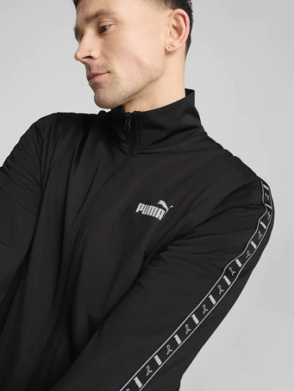 Костюм спортивный Poly Tape Suit 68485301 Puma L Черный 68485301 фото 5 — интернет-магазин Tapok