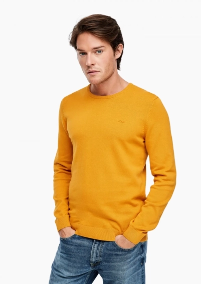 Кофта 130.11.899.17.170.2040664-1549 s.Oliver M Желтый 03.899.61.7625-1549 фото 1 — интернет-магазин Tapok