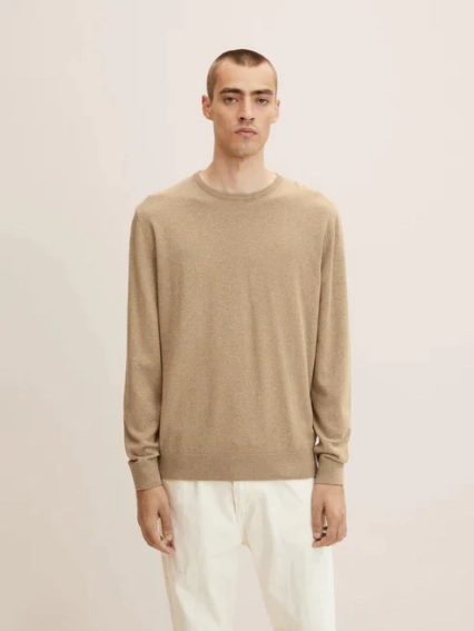 Кофта BASIC CRIGHT SPLASHY SAND ME 1027661-30317 Tom Tailor XXL Бежевый 1027661-30317 фото 1 — интернет-магазин Tapok