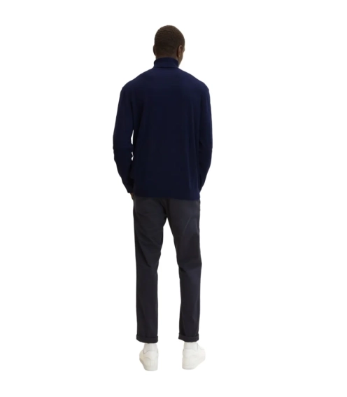 Кофта COSY TURTLE NECK KNITTER 1032279-13160 Tom Tailor L Темно-синий 1032279-13160 фото 2 — интернет-магазин Tapok