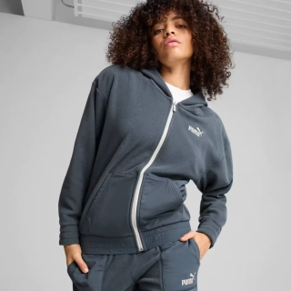 Кофта ESS ELEVATED Full-Zip Hoodie 68531525 Puma L Темно-серый 68531525