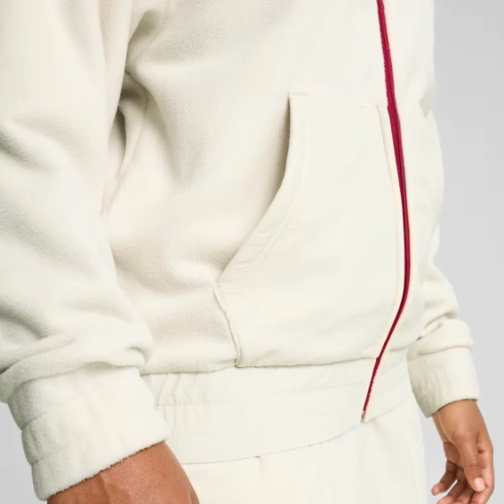 Кофта ESS ELEVATED Full-Zip Hoodie 68531587 Puma L Белый 68531587 фото 4 — интернет-магазин Tapok
