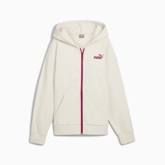 Кофта ESS ELEVATED Full-Zip Hoodie 68531587 Puma L Белый 68531587 фото 5 — интернет-магазин Tapok