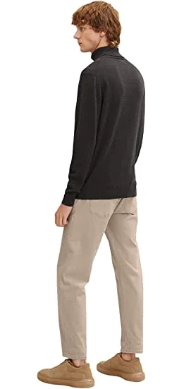 Кофта FINE KNITTED TURTLE NECK 1032304-10617 Tom Tailor L Чорний 1032304-10617 фото 2 — інтернет-магазин Tapok