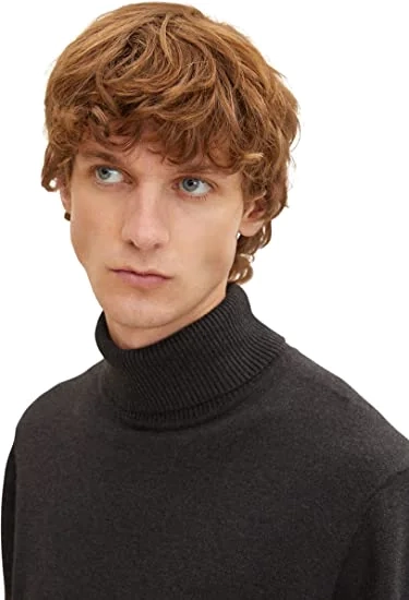 Кофта FINE KNITTED TURTLE NECK 1032304-10617 Tom Tailor L Чорний 1032304-10617 фото 3 — інтернет-магазин Tapok