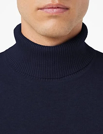 Кофта FINE KNITTED TURTLE NECK 1032304-10668 Tom Tailor M Темно-синий 1032304-10668 фото 3 — интернет-магазин Tapok