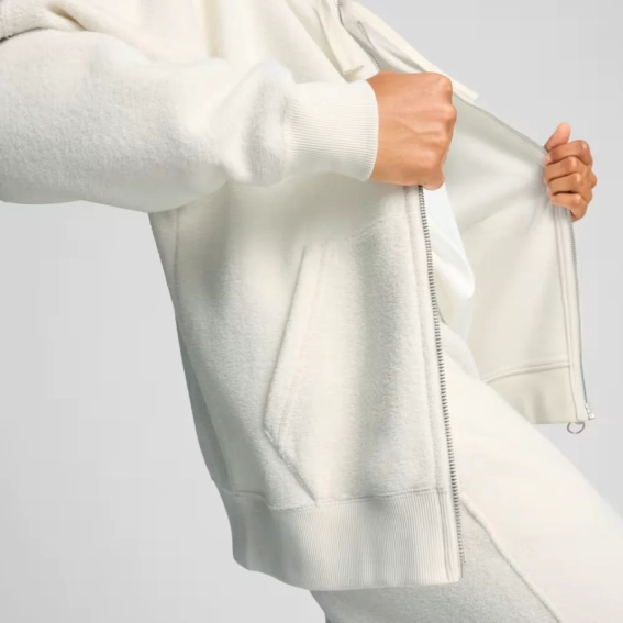 Кофта HER Full-Zip Hoodie 68163605 Puma L Білий 68163605 фото 4 — інтернет-магазин Tapok