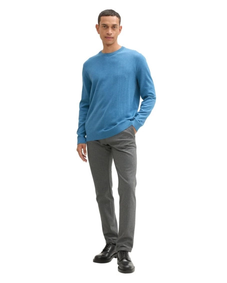 Кофта men&#39;s Pullover sweater 1039805-37095 Tom Tailor L Синий 1039805-37095 фото 4 — интернет-магазин Tapok