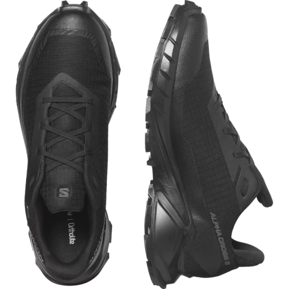 Кроссовки ALPHACROSS 5 GTX L47307500 SALOMON 10 (44,5) Черный L47307500 фото 4 — интернет-магазин Tapok