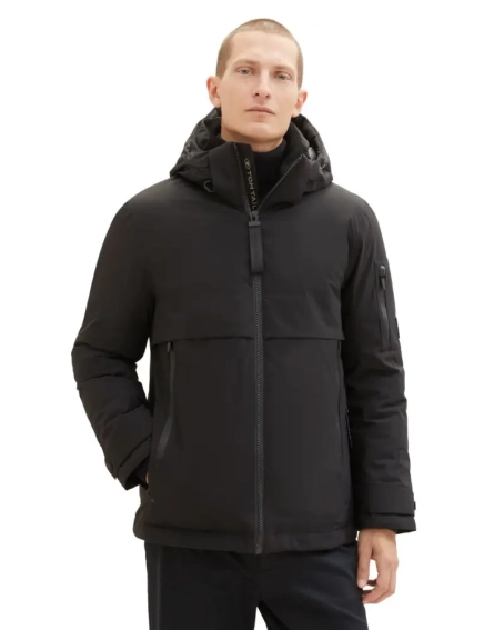 Куртка 1037353ХХ29999 Tom Tailor M Чорний 1037353ХХ29999 фото 1 — інтернет-магазин Tapok