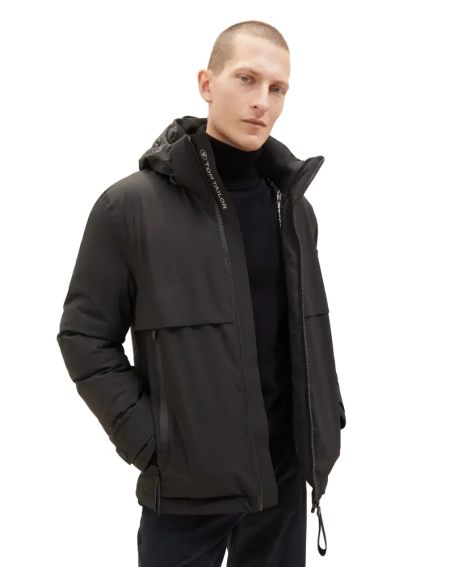 Куртка 1037353ХХ29999 Tom Tailor M Чорний 1037353ХХ29999 фото 2 — інтернет-магазин Tapok
