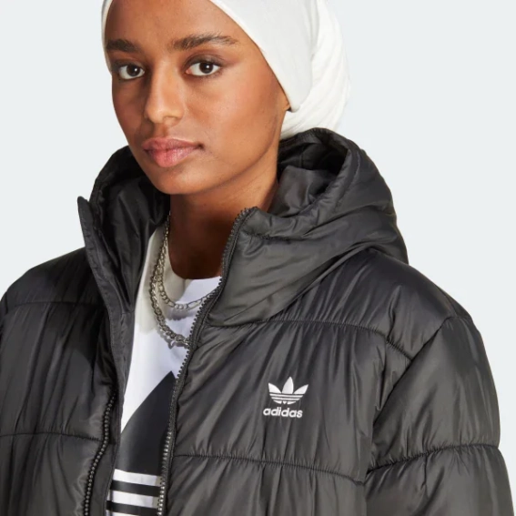 Куртка ADICOLOR LONG II8456 Adidas L Чорний II8456 фото 4 — інтернет-магазин Tapok