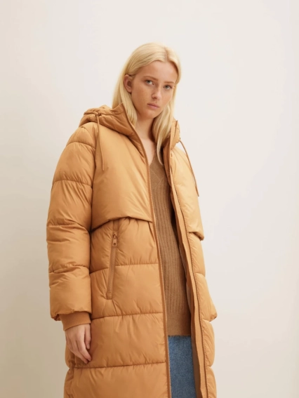 Куртка arctic puffer coat 1032690-12954 Tom Tailor L Оранжевый 1032690-12954 фото 3 — интернет-магазин Tapok