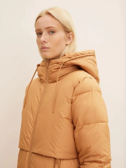 Куртка arctic puffer coat 1032690-12954 Tom Tailor L Оранжевый 1032690-12954 фото 4 — интернет-магазин Tapok