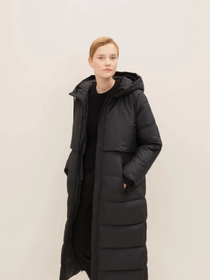 Куртка arctic puffer coat 1032690-14482 Tom Tailor L Черный 1032690-14482 фото 3 — интернет-магазин Tapok