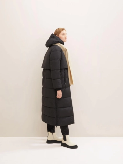 Куртка arctic puffer coat 1032690-14482 Tom Tailor L Черный 1032690-14482 фото 5 — интернет-магазин Tapok