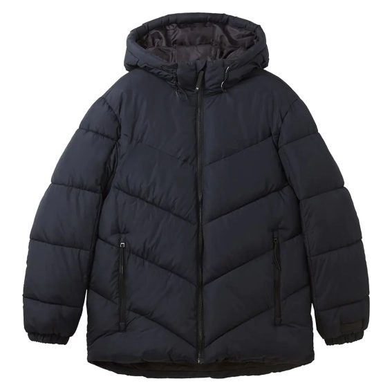 Куртка Basic puffer jacket 1037386-10668 Tom Tailor L Темно-синій 1037386-10668 фото 5 — інтернет-магазин Tapok