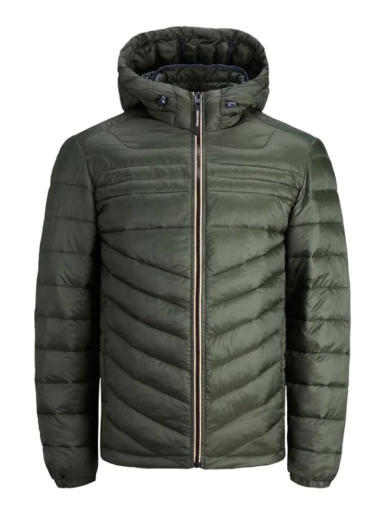 Куртка CONTRAST ZIP JJEHERO PUFFER HOOD NOOS 12211785-Rosin Jack&amp;Jones L Хаки 12211785-Rosin CONTRAST Z фото 5 — интернет-магазин Tapok
