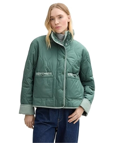 Куртка Denim Women&#39;s 1044454-19643 Tom Tailor L Бирюзовый 1044454-19643 фото 1 — интернет-магазин Tapok