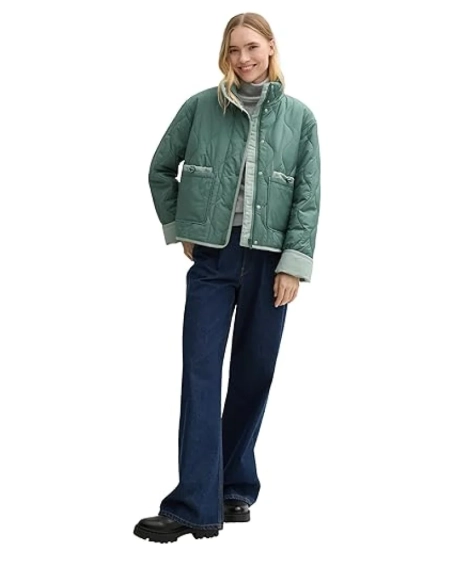Куртка Denim Women&#39;s 1044454-19643 Tom Tailor L Бирюзовый 1044454-19643 фото 4 — интернет-магазин Tapok