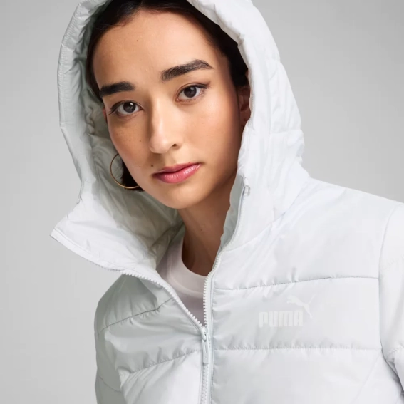 Куртка ESS Padded Jacket 84894042 Puma S Белый 84894042 фото 3 — интернет-магазин Tapok