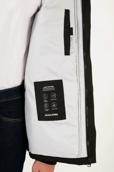 Куртка JCOSPORTY PUFFER 12215659-Black Jack&Jones XXL Чорний 12215659-Black фото 4 — інтернет-магазин Tapok