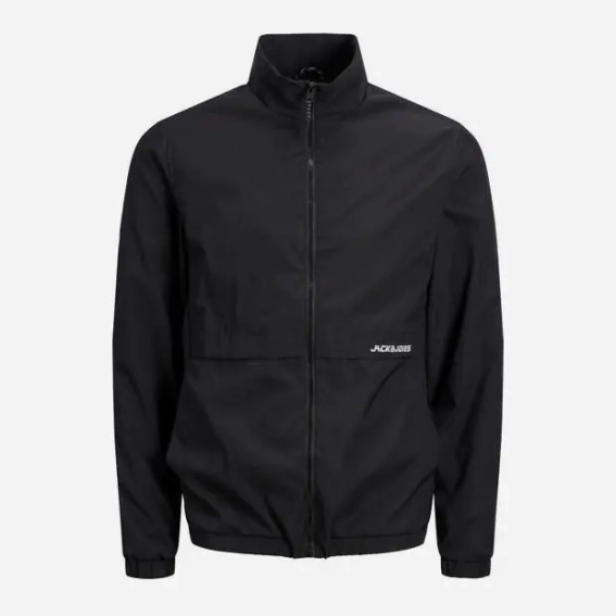 Куртка JJBARTON LIGHT STAND COLLAR JACKET 12200638-Black Jack&Jones L Чорний 12200638-Black фото 5 — інтернет-магазин Tapok