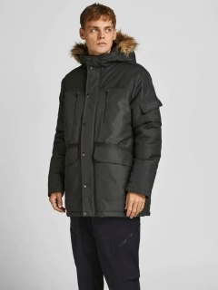 Куртка JJEGLOBE PARKA STS 12194323-Black Jack&amp;Jones M Черный 12194323-Black