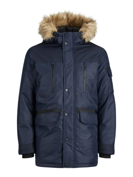 Куртка JJEGLOBE PARKA STS 12194323-Navy Blazer Jack&amp;Jones L Темно-синий 12194323-Navy Blazer фото 5 — интернет-магазин Tapok