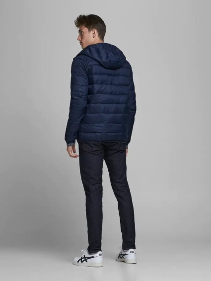 Куртка JJEMAGIC PUFFER HOOD STS 12173751NavyBlazer Jack&Jones L Темно-синій 12173751NavyBlazer фото 3 — інтернет-магазин Tapok
