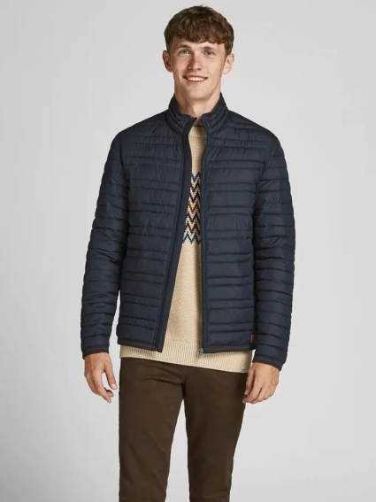 Куртка JJLUKE LIGHT JACKET 12190005-Dark Navy Jack&Jones M Темно-синій 12190005-Dark Navy фото 1 — інтернет-магазин Tapok