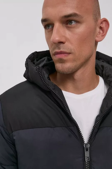 Куртка JJPAUL PUFFER HOOD 12189972-Dark Navy Jack&Jones S Темно-синій 12189972-Dark Navy-Detail фото 3 — інтернет-магазин Tapok