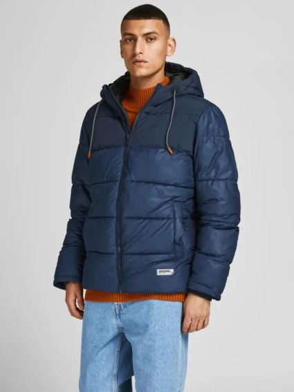 Куртка JJVENUS HEAVY PUFFER 12189752-Navy Blazer Jack&Jones M Темно-синій 12189752-Navy Blazer фото 2 — інтернет-магазин Tapok