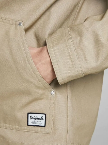 Куртка JORBERNIE JACKET 12184997 Crockery Jack&Jones L Бежевий 12184997Crockery фото 4 — інтернет-магазин Tapok