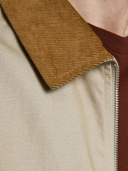Куртка JORBERNIE JACKET 12184997 Crockery Jack&Jones L Бежевий 12184997Crockery фото 5 — інтернет-магазин Tapok