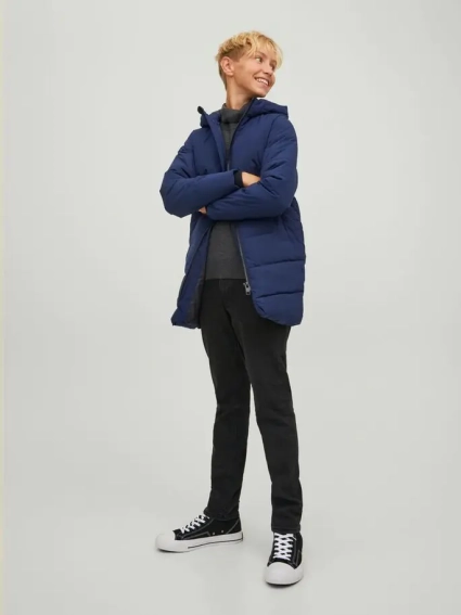 Куртка JORCOPENHAGEN LONG PUFFER JNR 12215844-Navy Blazer Jack&Jones 140 Темно-синій 12215844-Navy Blazer фото 5 — інтернет-магазин Tapok