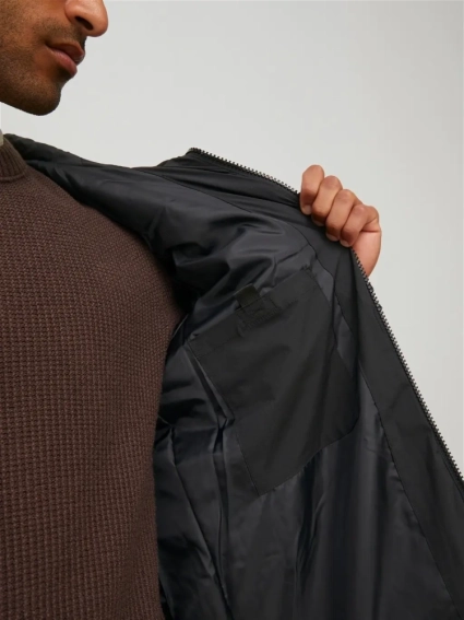 Куртка JORCOPENHAGEN LONG PUFFER LN 12215283-Black Jack&Jones L Чорний 12215283-Black фото 5 — інтернет-магазин Tapok