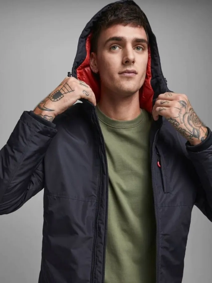 Куртка JORFASTER JACKET 12178108DarkNavy Jack&amp;Jones S Темно-синий 12178108DarkNavy фото 3 — интернет-магазин Tapok