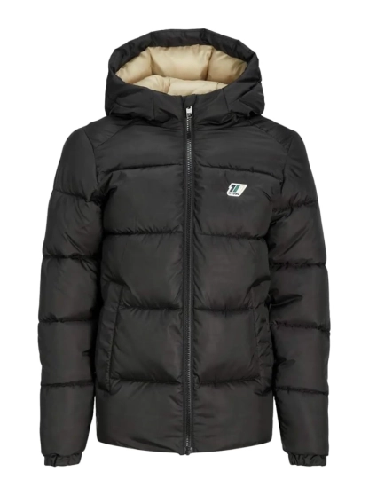 Куртка JORSLOPE PUFFER JACKET JNR 12215922-Black Jack&Jones 140 Чорний 12215922-Black фото 1 — інтернет-магазин Tapok