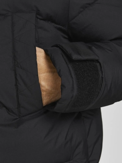 Куртка JORSTRAD LONG PUFFER LN 12192671-Black Jack&Jones L Чорний 12192671-Black фото 3 — інтернет-магазин Tapok