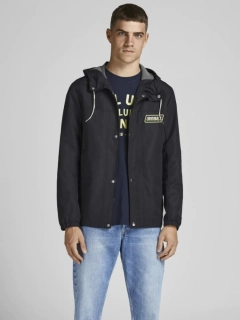 Куртка JORSWIRL JACKET 12192737-Black Navy Jack&Jones S Чорний 12192737-Black Navy
