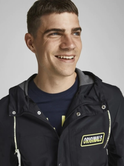 Куртка JORSWIRL JACKET 12192737-Black Navy Jack&amp;Jones S Черный 12192737-Black Navy фото 3 — интернет-магазин Tapok