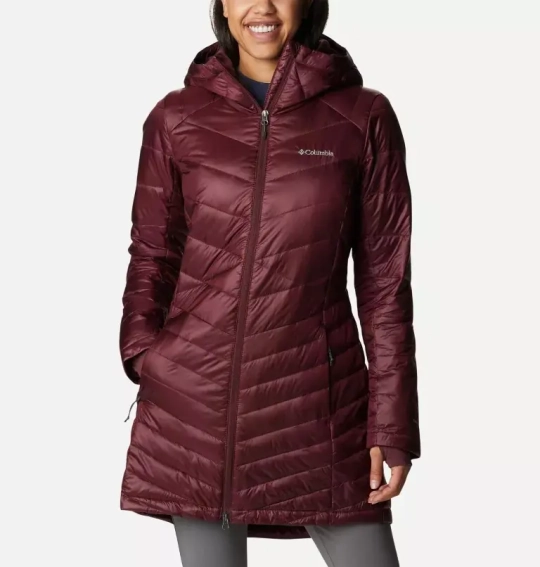 Куртка Joy Peak™ Mid Jacket 1982661CLB-671 Columbia XS (42) Бордовий 1982661CLB-671 фото 2 — інтернет-магазин Tapok