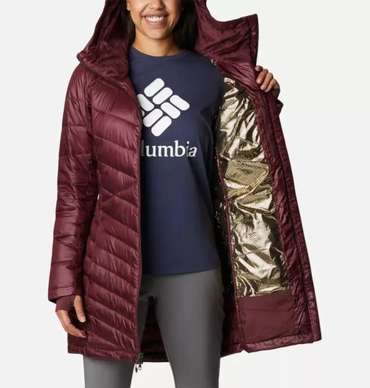 Куртка Joy Peak™ Mid Jacket 1982661CLB-671 Columbia XS (42) Бордовий 1982661CLB-671 фото 5 — інтернет-магазин Tapok