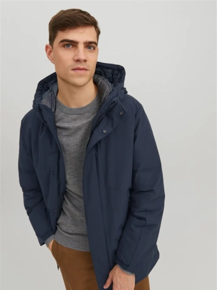 Куртка JPRBLATIGER PARKA SN 12213852-Dark Navy Jack&Jones L Темно-синій 12213852-Dark Navy фото 3 — інтернет-магазин Tapok