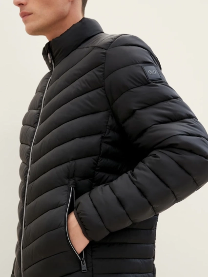 Куртка Light jacket 1038903-29999 Tom Tailor L Чорний 1038903-29999 фото 2 — інтернет-магазин Tapok
